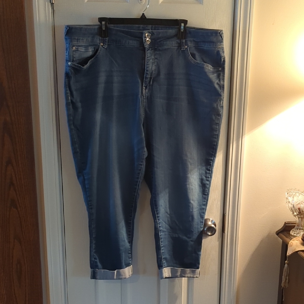 Wallflower Blue Cropped Jeans